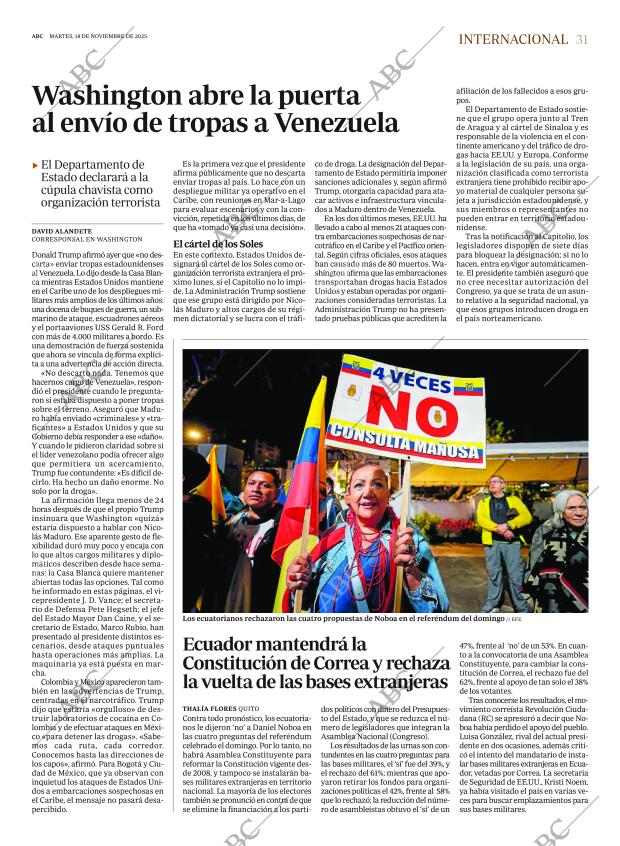 ABC MADRID 18-11-2025 página 31