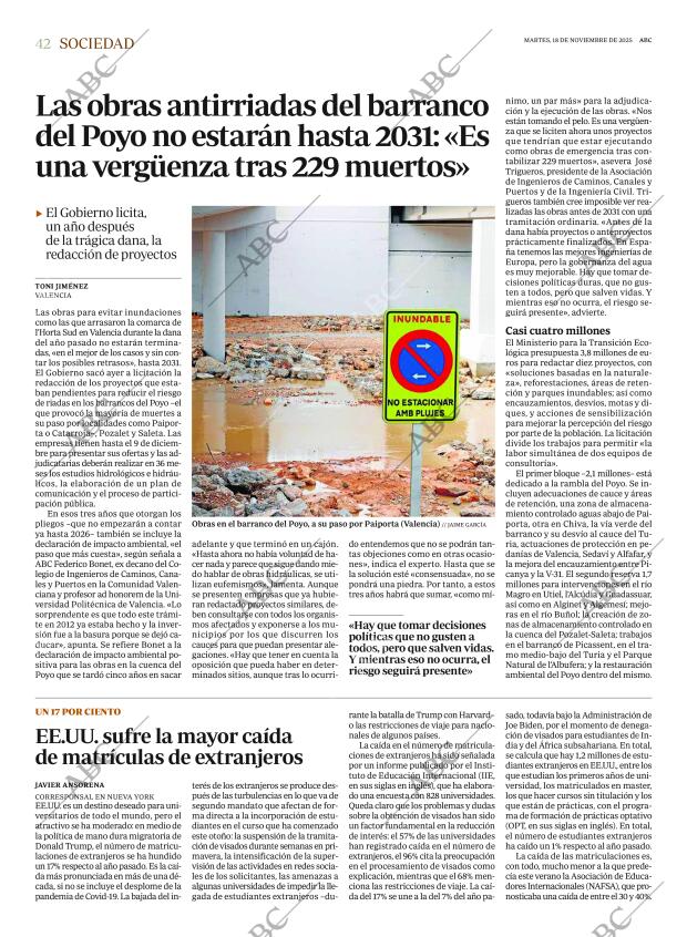 ABC MADRID 18-11-2025 página 42