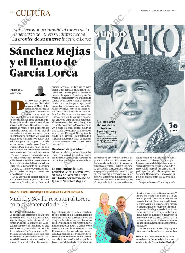 ABC MADRID 18-11-2025 página 44
