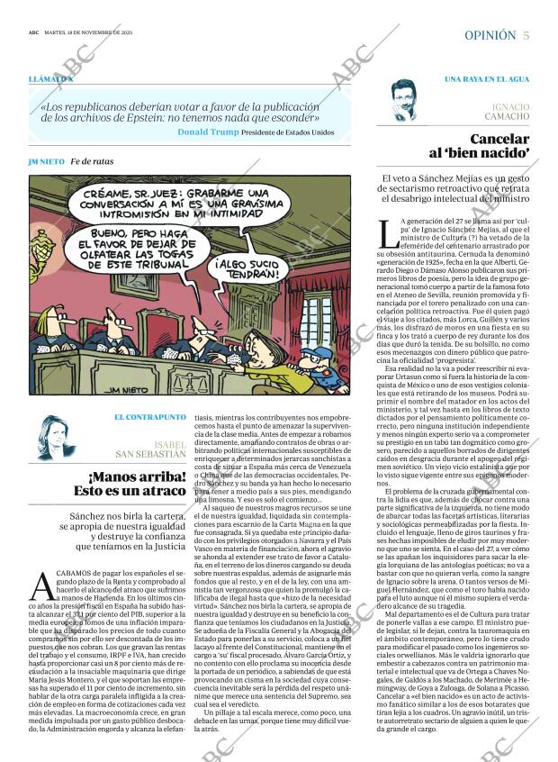 ABC MADRID 18-11-2025 página 5