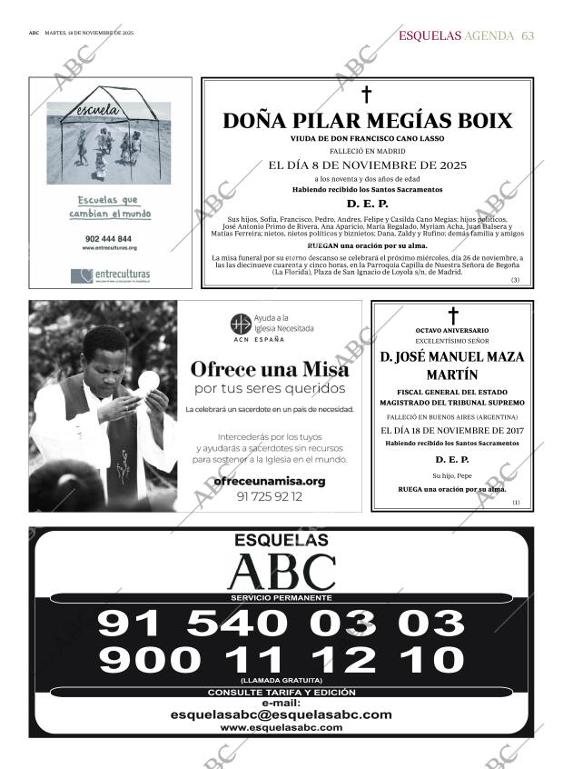 ABC MADRID 18-11-2025 página 63