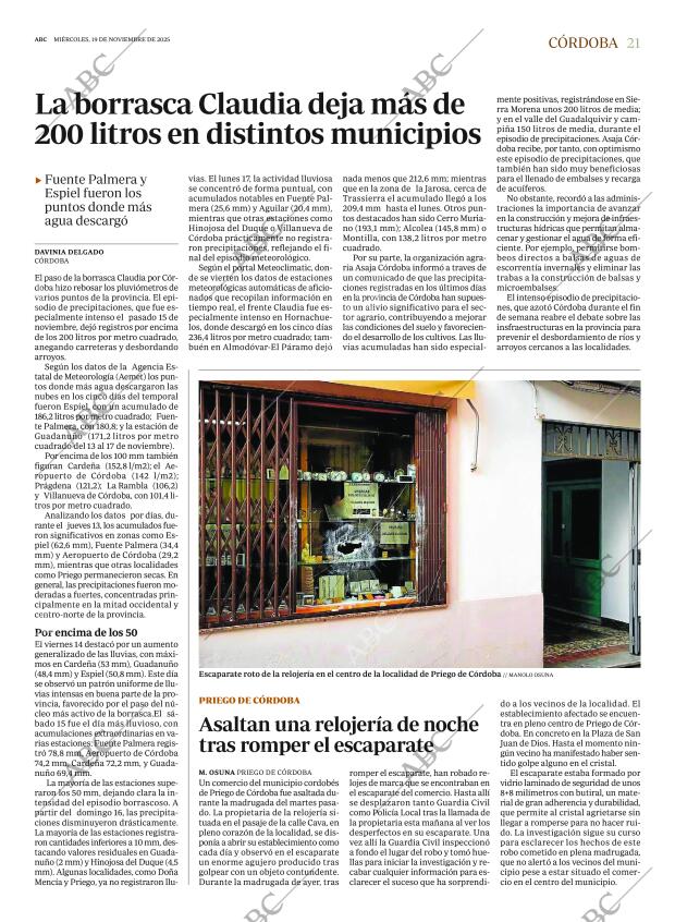ABC CORDOBA 19-11-2025 página 21