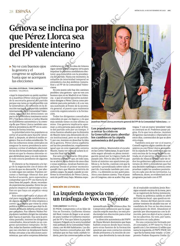 ABC CORDOBA 19-11-2025 página 28