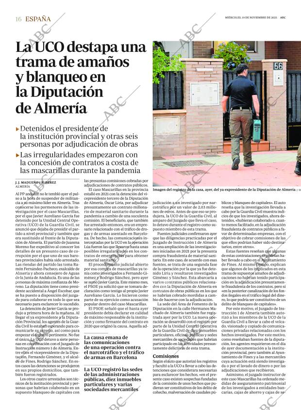 ABC MADRID 19-11-2025 página 16