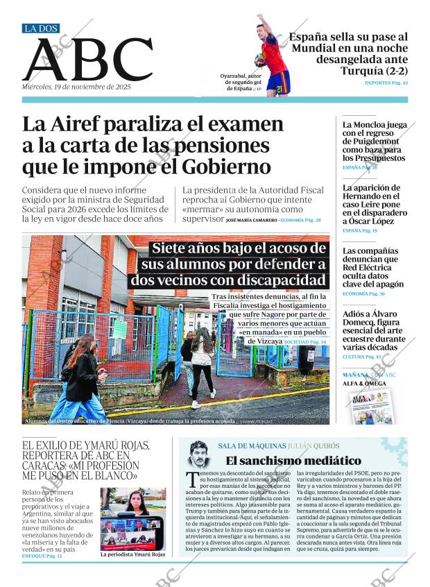 ABC MADRID 19-11-2025 página 2