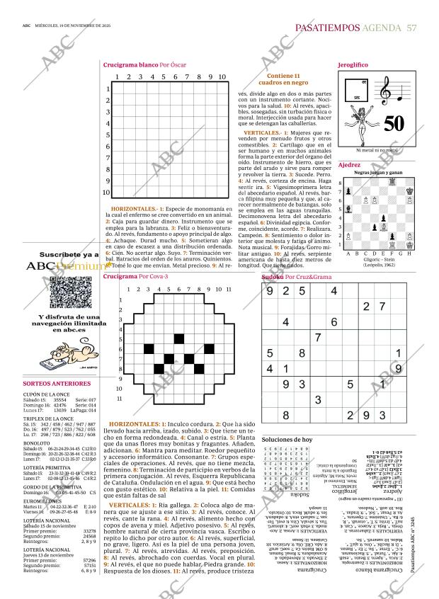 ABC MADRID 19-11-2025 página 57