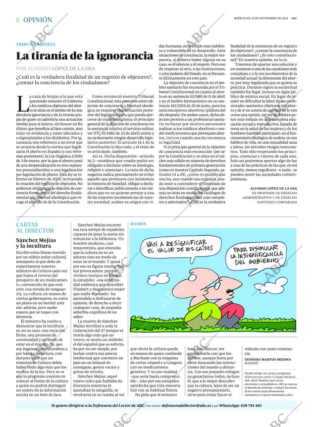 ABC MADRID 19-11-2025 página 8