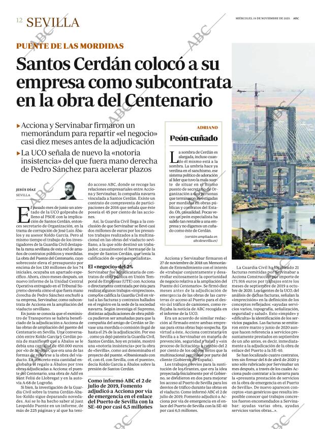 ABC SEVILLA 19-11-2025 página 12