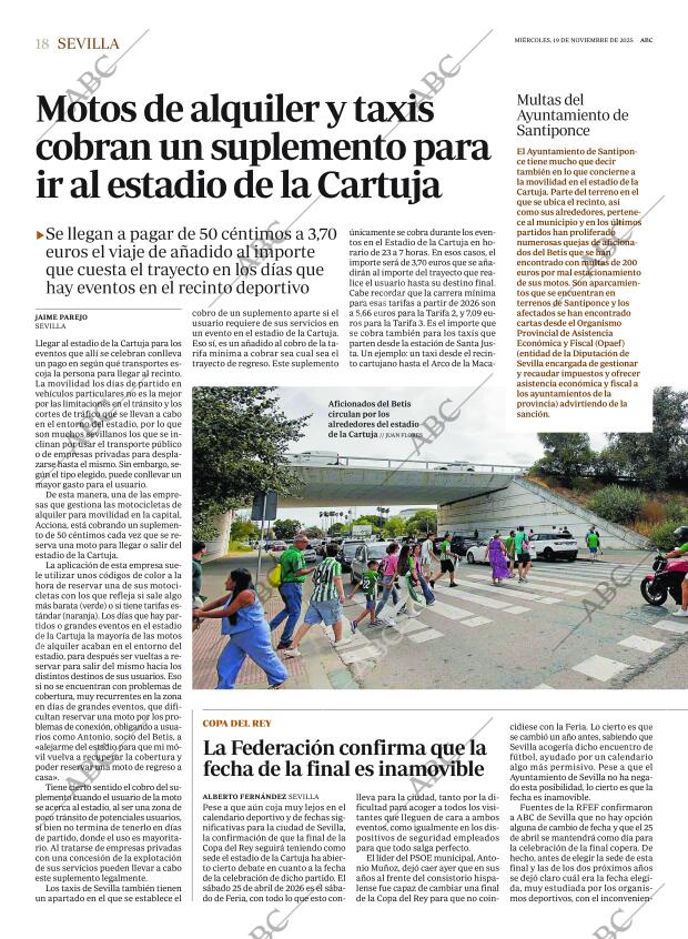 ABC SEVILLA 19-11-2025 página 18