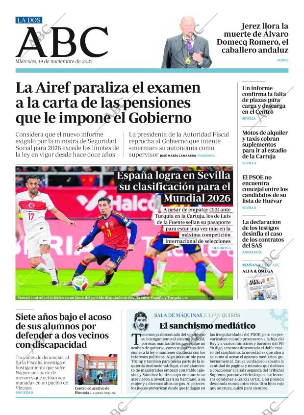 ABC SEVILLA 19-11-2025 página 2