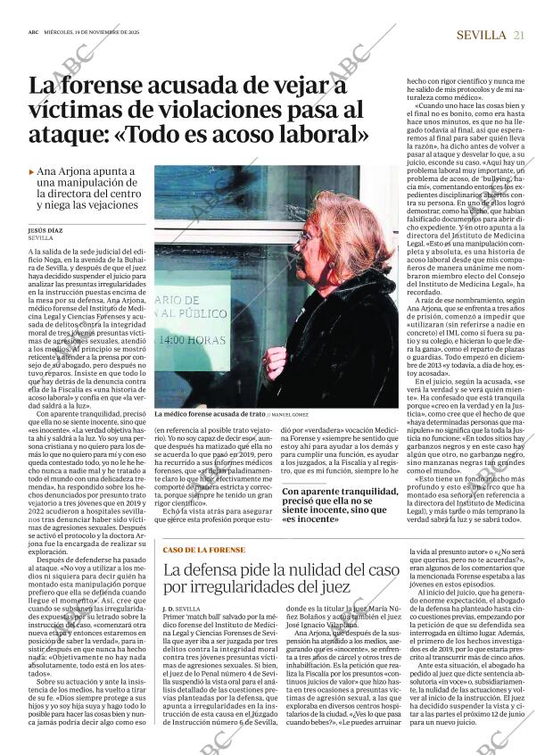 ABC SEVILLA 19-11-2025 página 21