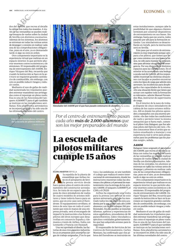 ABC SEVILLA 19-11-2025 página 45