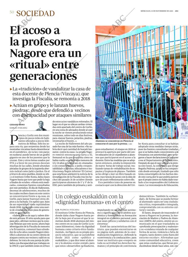 ABC SEVILLA 19-11-2025 página 50