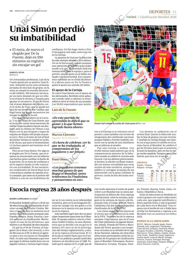 ABC SEVILLA 19-11-2025 página 61