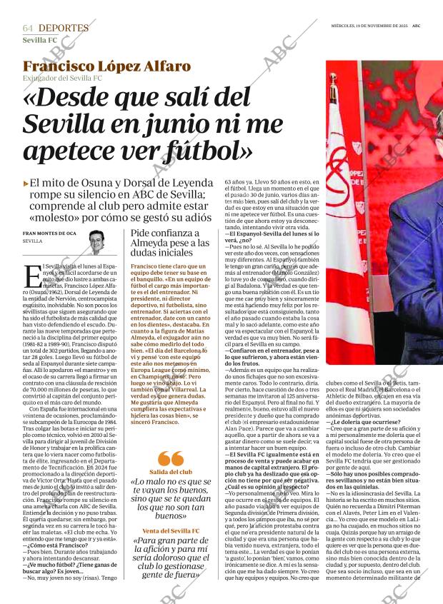 ABC SEVILLA 19-11-2025 página 64