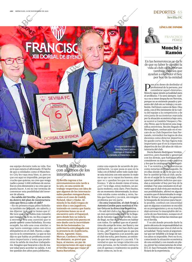 ABC SEVILLA 19-11-2025 página 65
