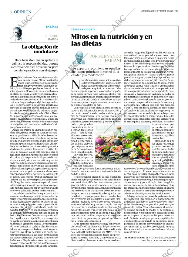 ABC SEVILLA 19-11-2025 página 8