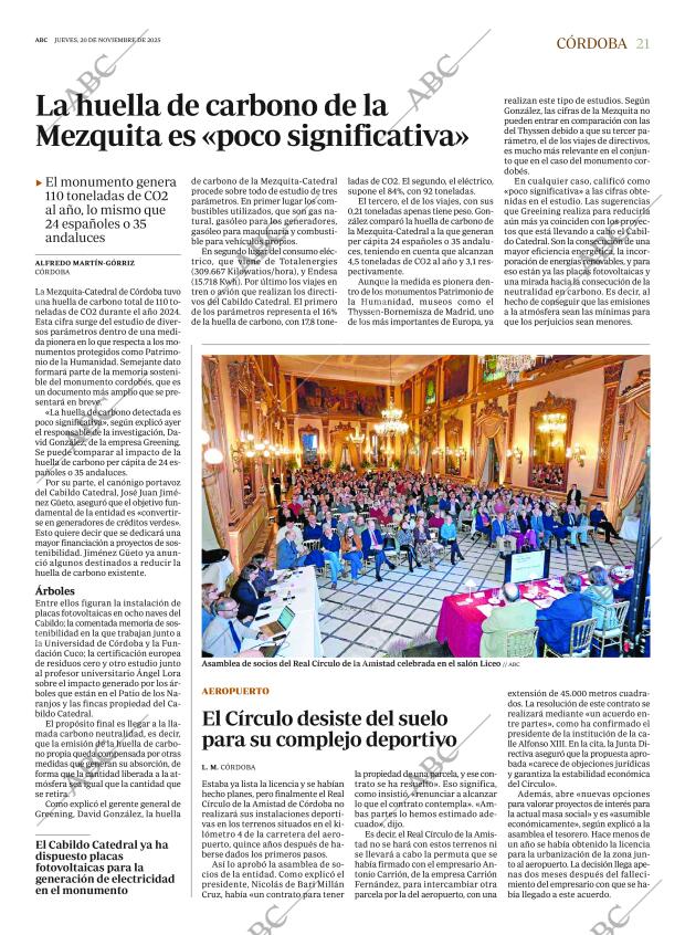 ABC CORDOBA 20-11-2025 página 21