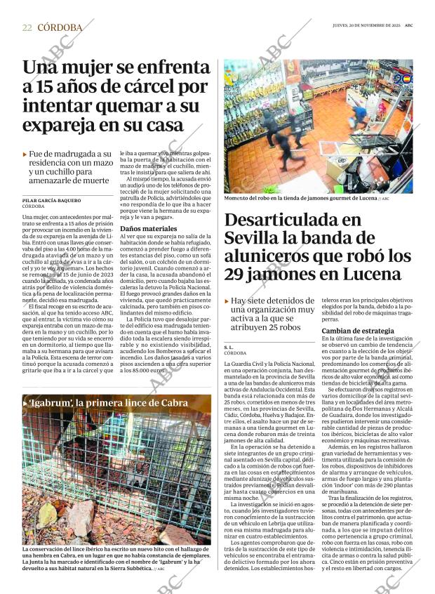 ABC CORDOBA 20-11-2025 página 22