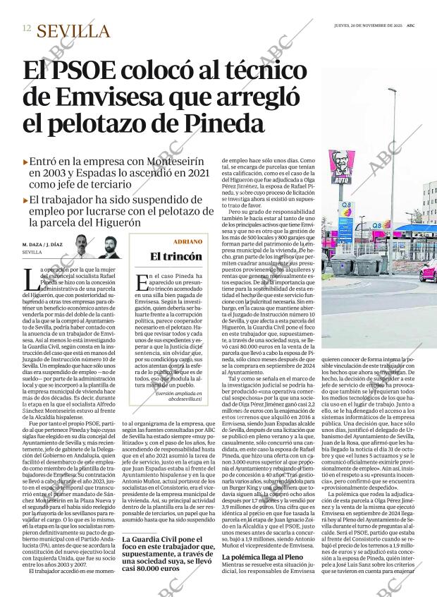 ABC SEVILLA 20-11-2025 página 12