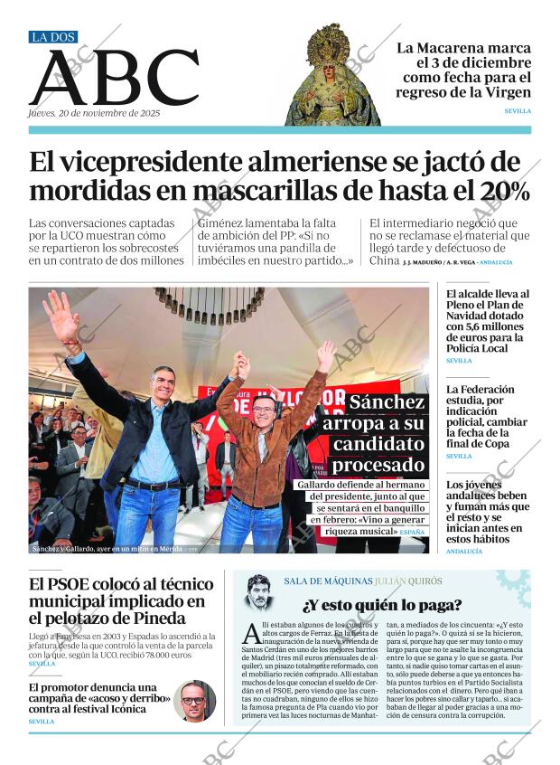 ABC SEVILLA 20-11-2025 página 2