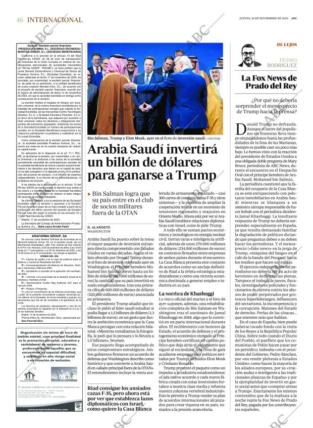 ABC SEVILLA 20-11-2025 página 46