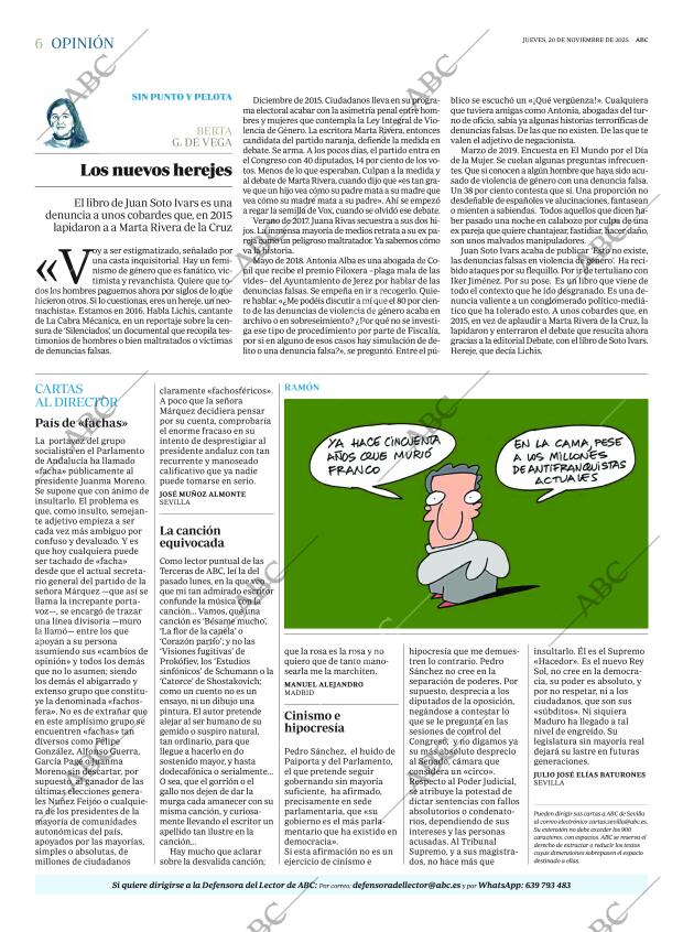 ABC SEVILLA 20-11-2025 página 6