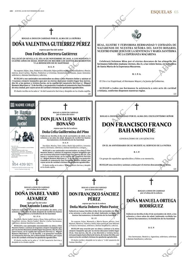 ABC SEVILLA 20-11-2025 página 65