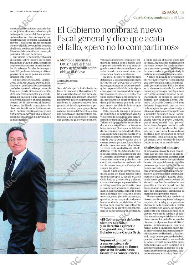 ABC MADRID 21-11-2025 página 15