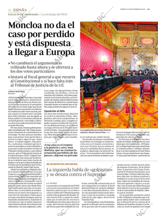 ABC MADRID 21-11-2025 página 16