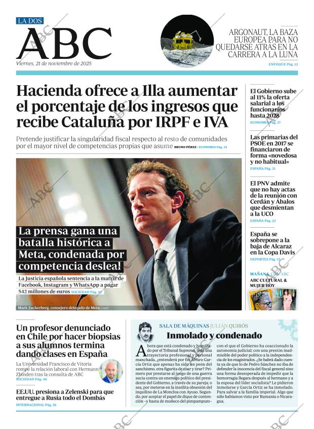 ABC MADRID 21-11-2025 página 2