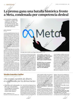 ABC MADRID 21-11-2025 página 42