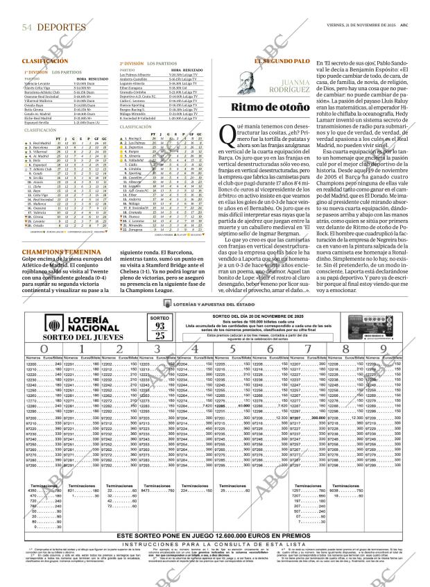 ABC MADRID 21-11-2025 página 54