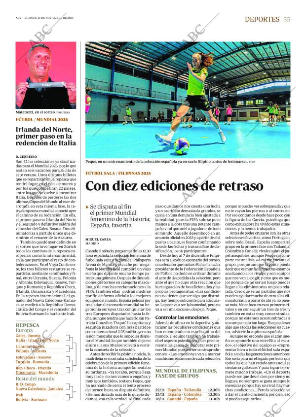 ABC MADRID 21-11-2025 página 55