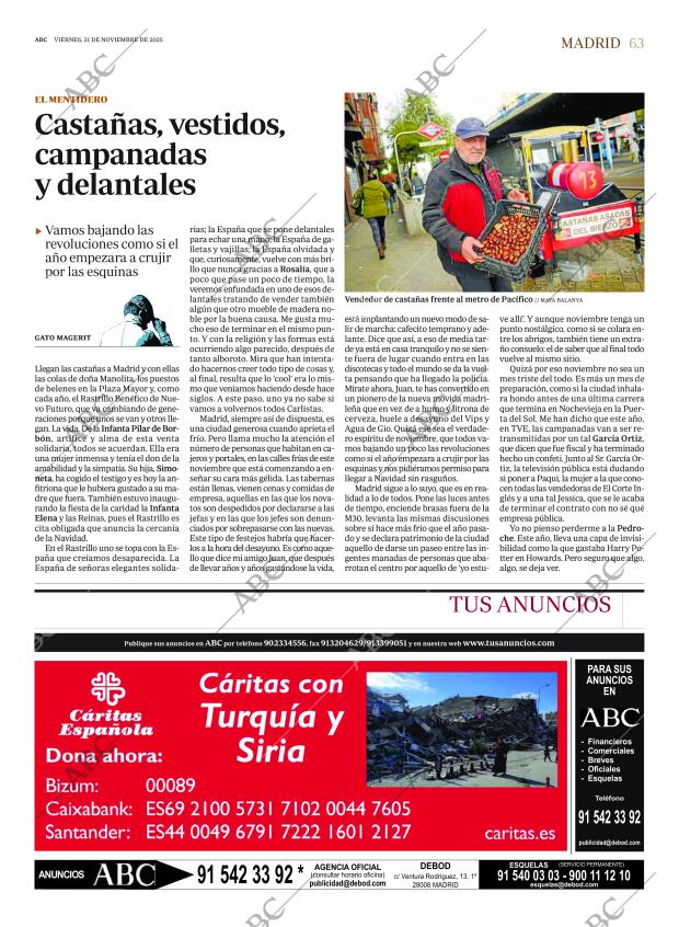 ABC MADRID 21-11-2025 página 63