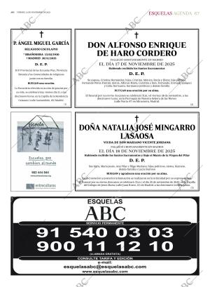 ABC MADRID 21-11-2025 página 67