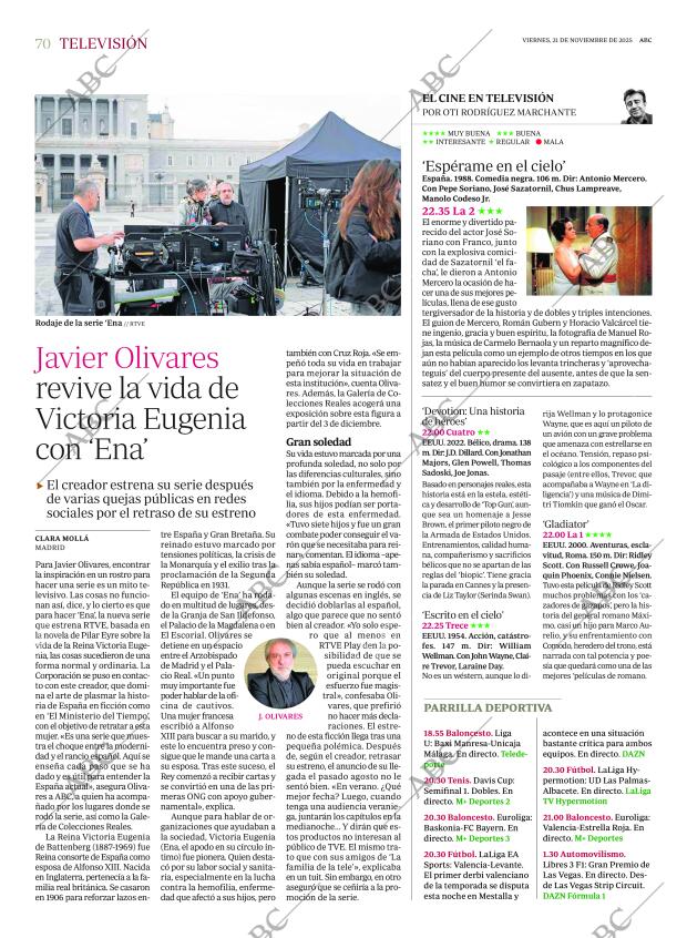 ABC MADRID 21-11-2025 página 70