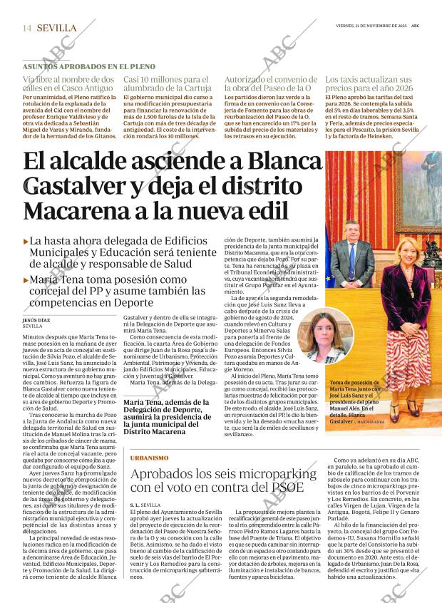 ABC SEVILLA 21-11-2025 página 14