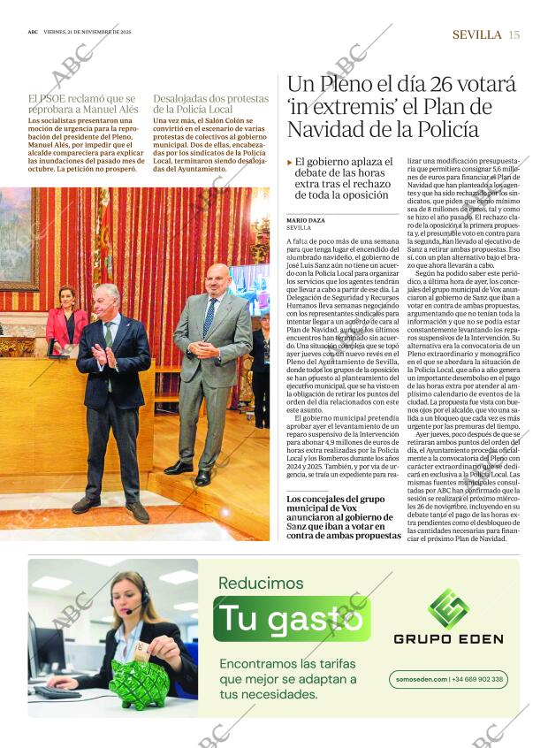 ABC SEVILLA 21-11-2025 página 15