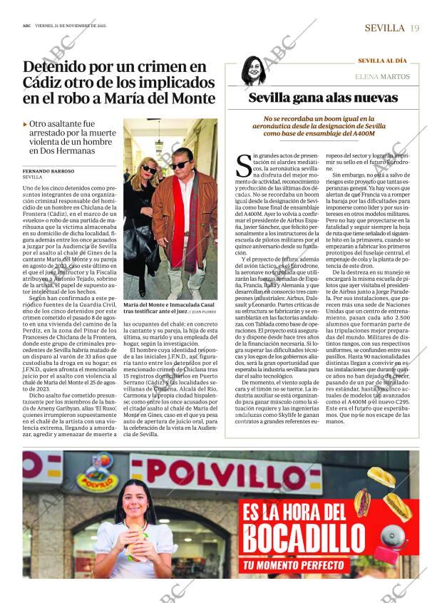 ABC SEVILLA 21-11-2025 página 19