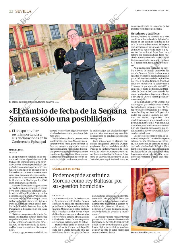 ABC SEVILLA 21-11-2025 página 22