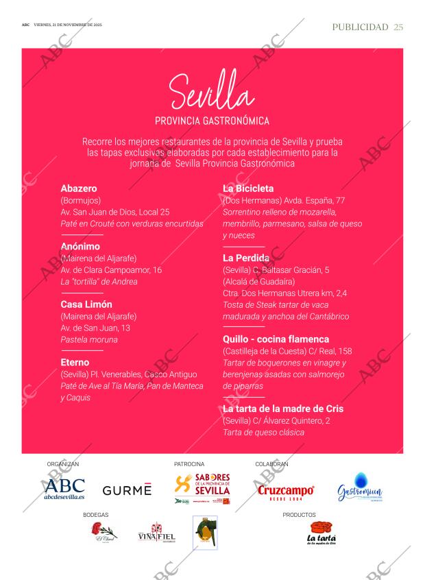 ABC SEVILLA 21-11-2025 página 25