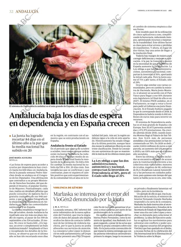 ABC SEVILLA 21-11-2025 página 32