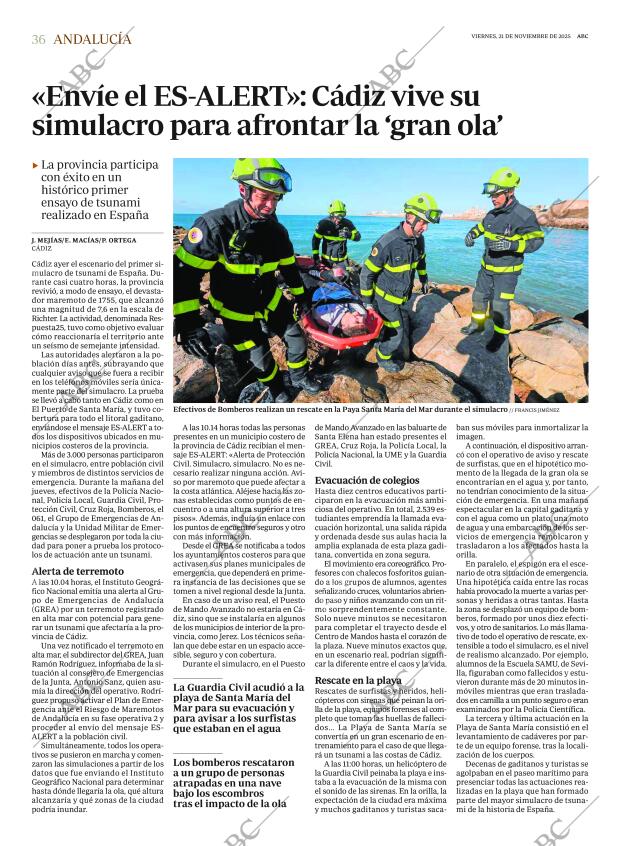 ABC SEVILLA 21-11-2025 página 36