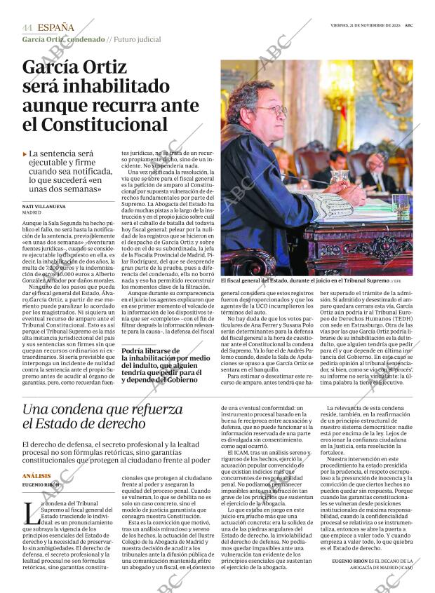 ABC SEVILLA 21-11-2025 página 44