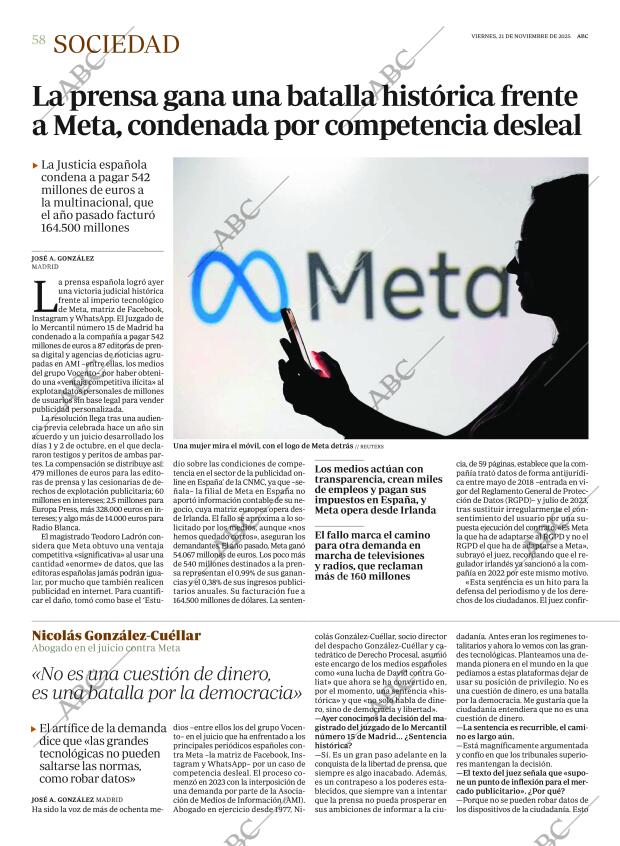 ABC SEVILLA 21-11-2025 página 58