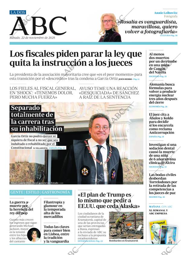 ABC MADRID 22-11-2025 página 2