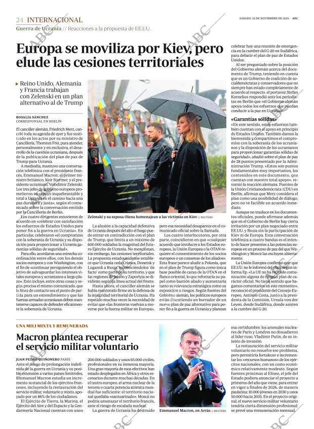 ABC MADRID 22-11-2025 página 24