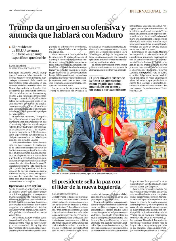 ABC MADRID 22-11-2025 página 25