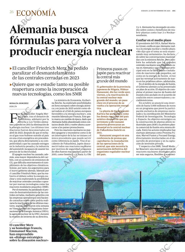 ABC MADRID 22-11-2025 página 26